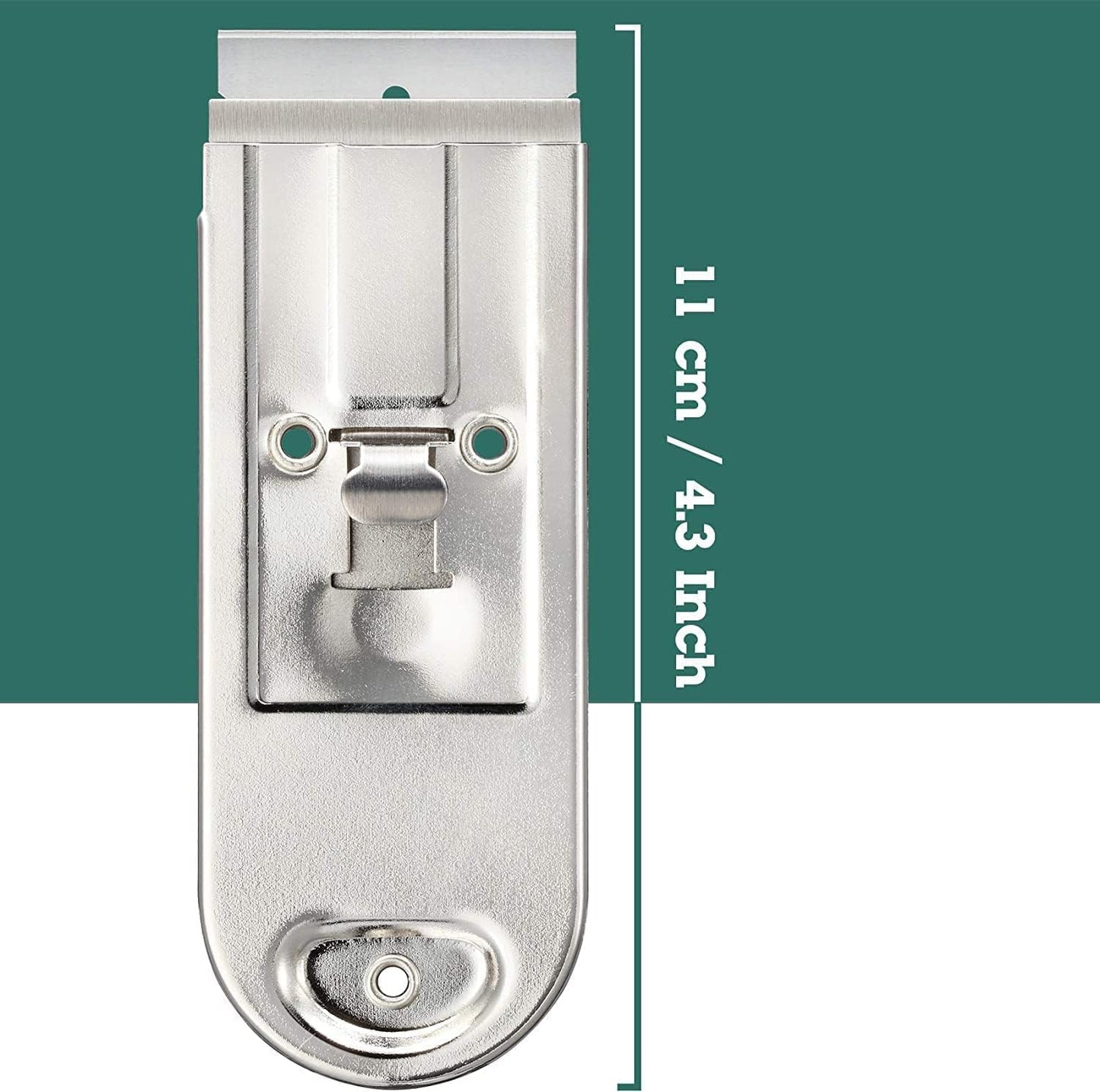 Heavy Duty All Metal Razor Scraper with 20 Extra Blades - 2 Pack