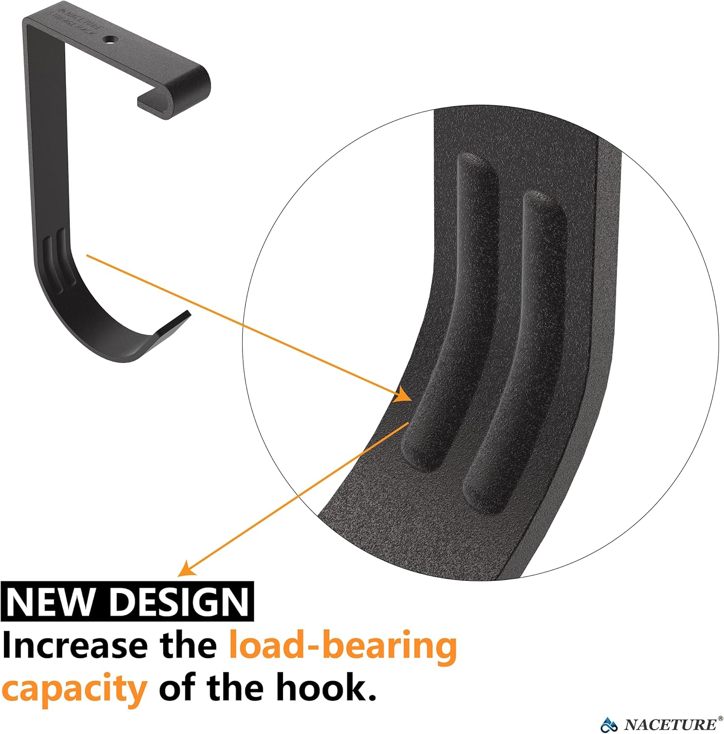 Heavy Duty Bike Hooks for Garage Ceiling Mount Rack - 4X8 Overhead Storage Rack for Hanging Bicycles, Includes Flat Hooks and Wall Hangers (4 Pack)