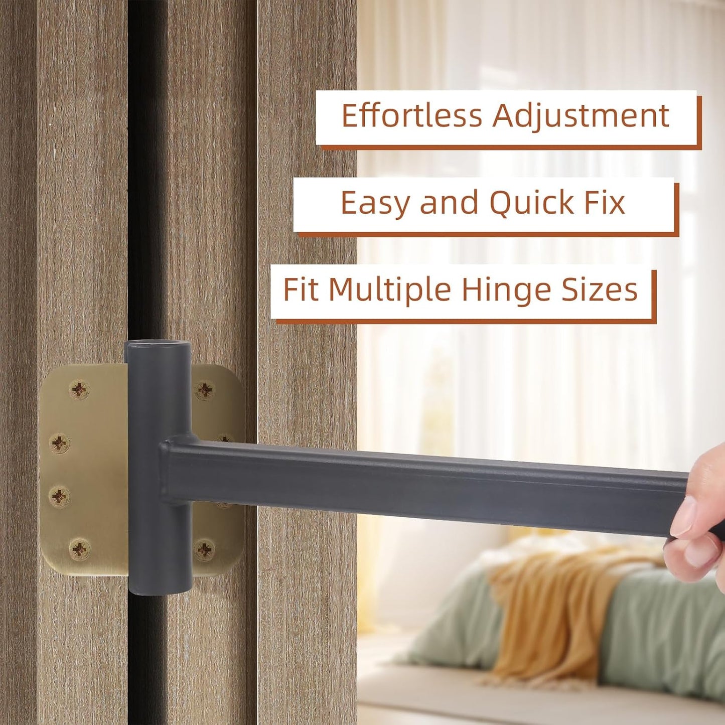 Heavy Duty Door Hinge Adjustment Tool for .134 & .180 Gauge Commercial Doors by LITLANDSTAR