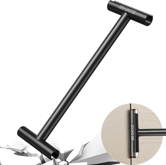 Heavy Duty Door Hinge Adjustment Tool Set for Commercial Doors - Compatible with .134 and .180 Gauge Hinges - Tweaker Tool for Hinge Gap Adjustment - Black