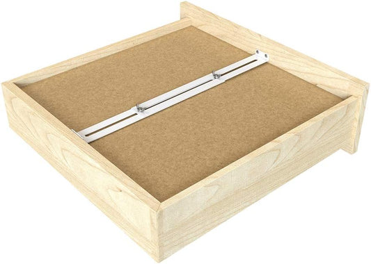 Heavy Duty Drawer Repair Kit for Reinforcing Wooden/MDF/Chipboard Drawers - Cabinet Reinforcement with Steel Hardware - Includes Screws (4 Pack)