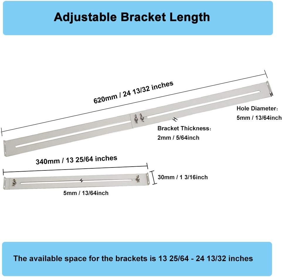 Heavy Duty Drawer Repair Kit for Reinforcing Wooden/MDF/Chipboard Drawers - Cabinet Reinforcement with Steel Hardware - Includes Screws (4 Pack)