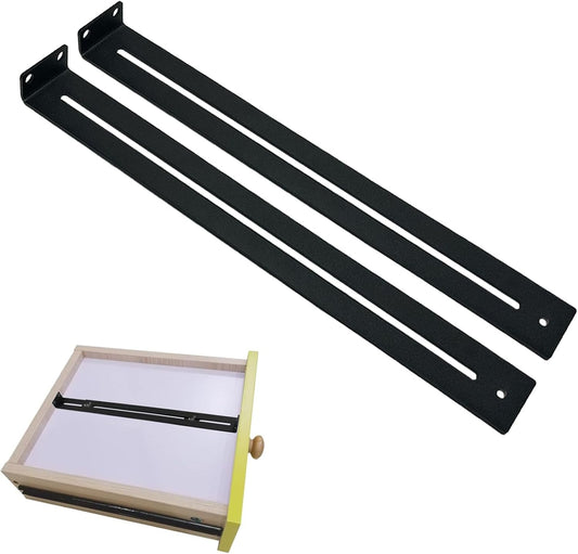 Heavy Duty Drawer Repair Kit for Wooden/MDF/Chipboard Cabinets - Includes Brackets, Mounts, and Screws to Reinforce Furniture