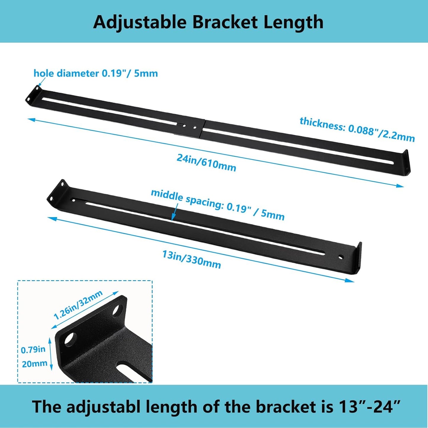 Heavy Duty Drawer Repair Kit for Wooden/MDF/Chipboard Cabinets - Includes Brackets, Mounts, and Screws to Reinforce Furniture