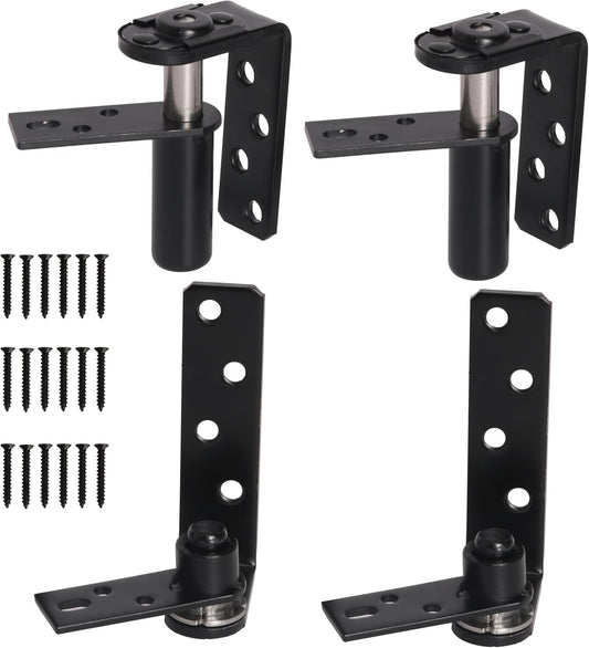 Heavy Duty Dual Swing Cafe Door Hinges - 180 Degree Rotation Commercial Saloon Hardware
