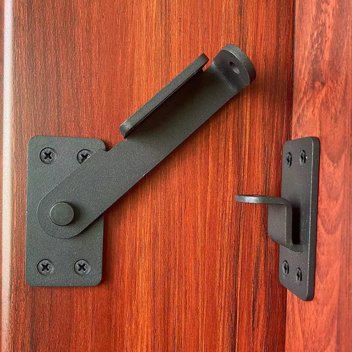 Heavy Duty Flip Latch Lock with Padlock Hole for Wooden Fences, Cabinets, Bathrooms & Windows