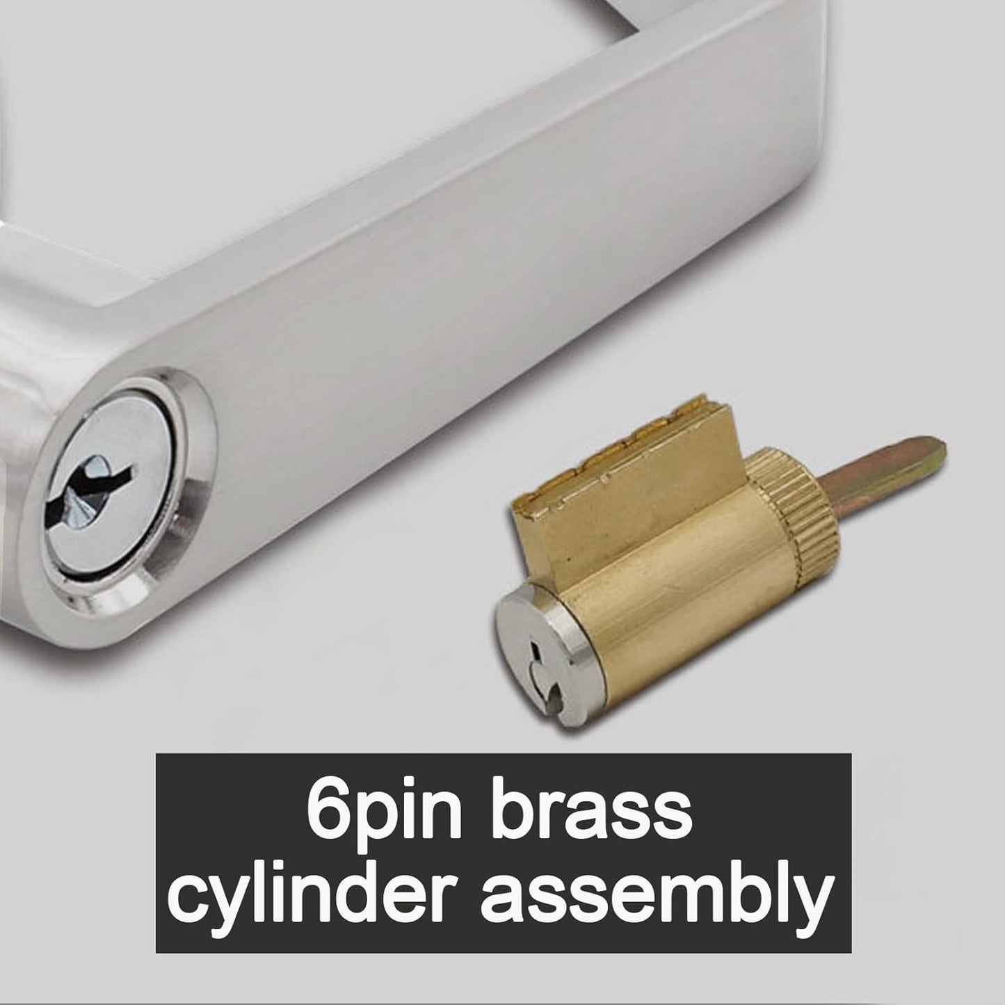 Heavy Duty Grade 2 Commercial Storeroom Door Handle Lock - Non-Handed, ADA Compliant, UL 3 Hour Fire Rated - Satin Chrome Finish 26D, 2-3/4'' Backset