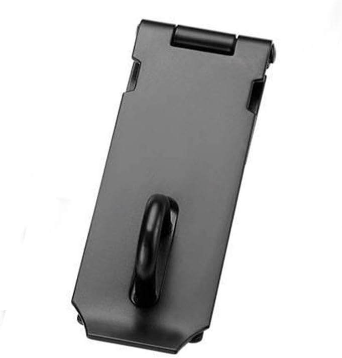 Heavy Duty Padlock Hasp and Staple Set with Screws for Doors, Windows, Cabinets, Gates, Sheds - Secure Latch for Pet Cages and Crates