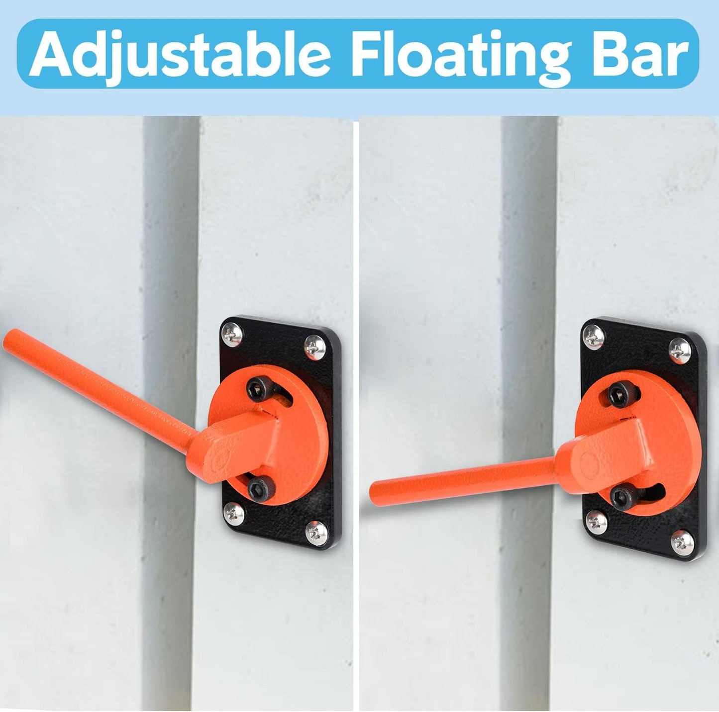 Heavy Duty Self-Locking Gravity Lever Gate Latch with Padlock Hole for Wooden Fence, Swing Open Door, Garden, Garage - 6mm Thick