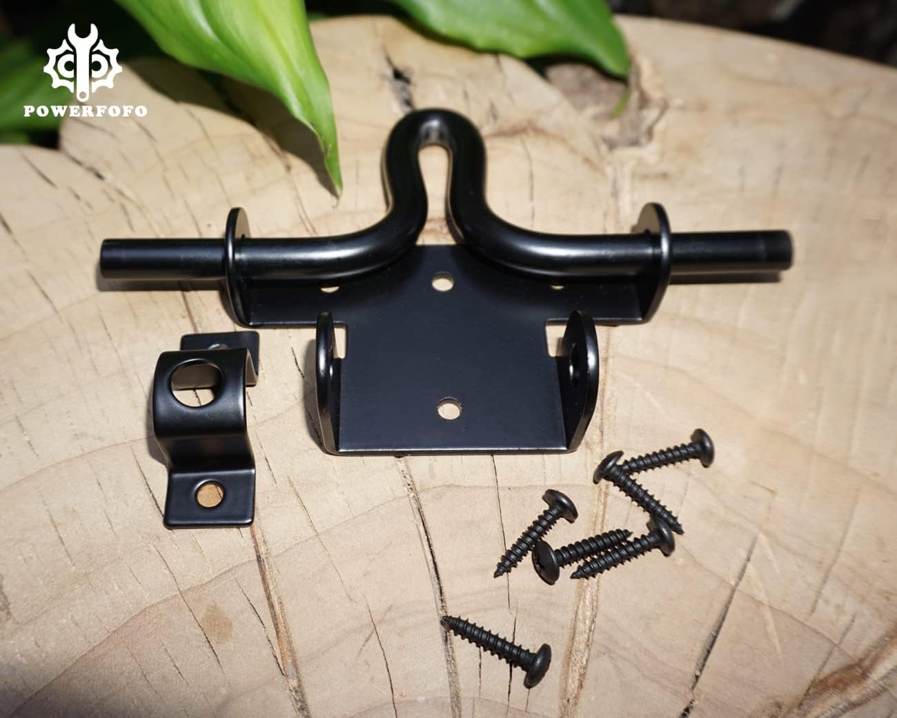 Heavy Duty Sliding Bolt Door/Gate Latch with Padlock Hole, Durable Material - 1 Pack - WildKart