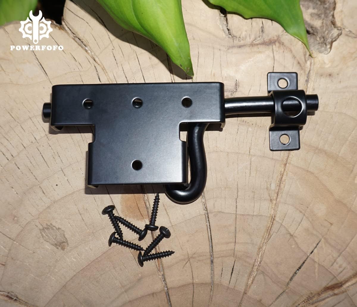 Heavy Duty Sliding Bolt Door/Gate Latch with Padlock Hole, Durable Material - 1 Pack - WildKart