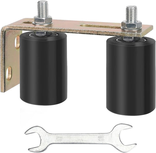 Heavy Duty Sliding Gate Roller Guide Kit with L-Brackets - 2-3/4" Adjustable Rollers