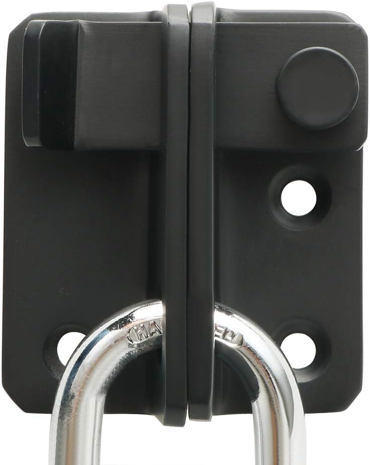 Heavy Duty Stainless Steel Matte Black Flip Latch Gate Latches for Sliding Doors - Alise MS3006R-B