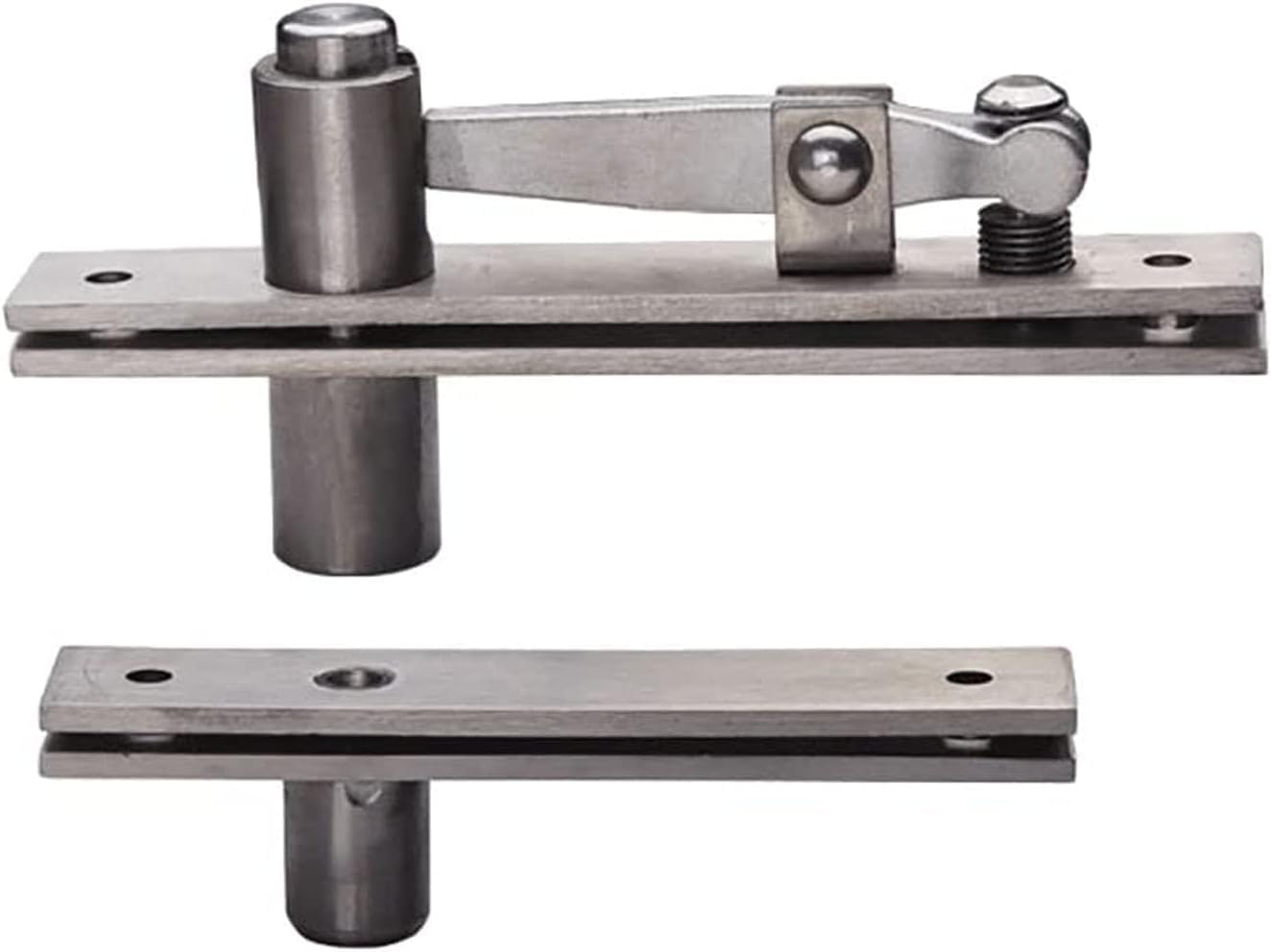 Heavy Duty Stainless Steel Pivot Hinge System for Wood Doors - 360 Degree Shaft Rotation
