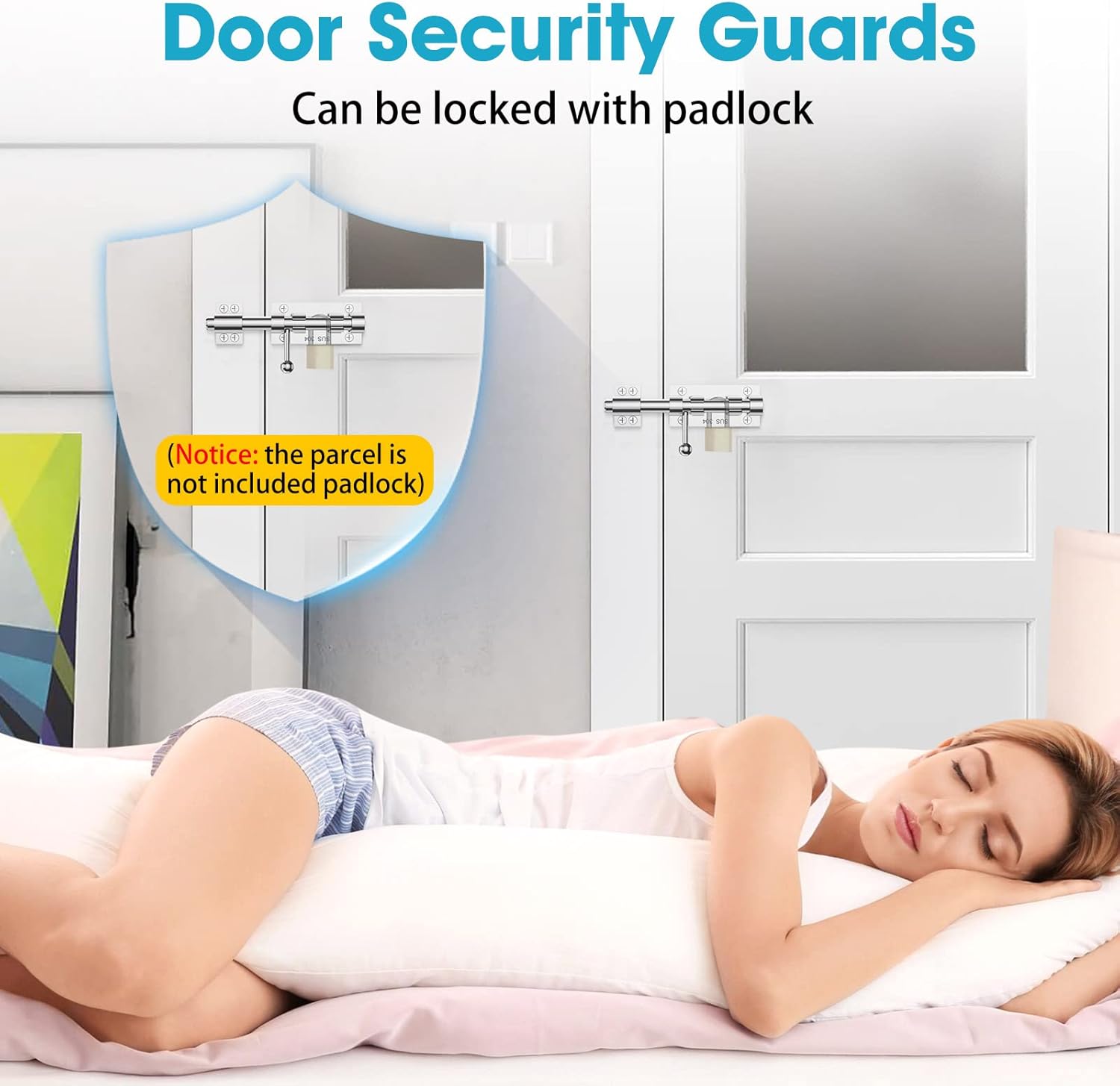 Heavy Duty Stainless Steel Slide Bolt Gate Latch Hardware for Wooden Fence/Shed Door - 6.3 Inch Barrel Bolt Latch - Indoor/Outdoor Use - Pack of 2