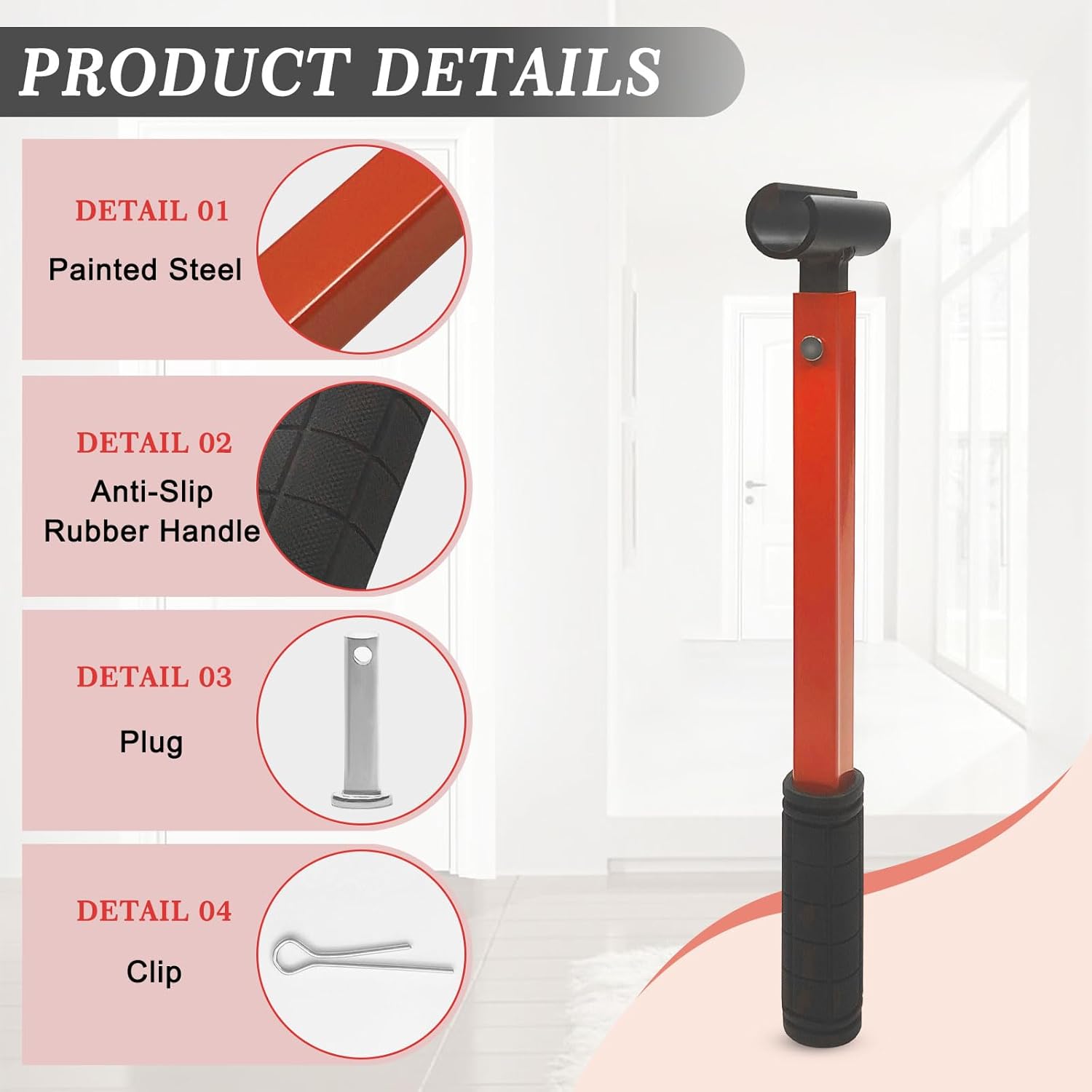 Heavy Duty Steel 4 in 1 Door Hinge Adjustment Tool Kit - Ideal for Residential and Commercial Use - WildKart