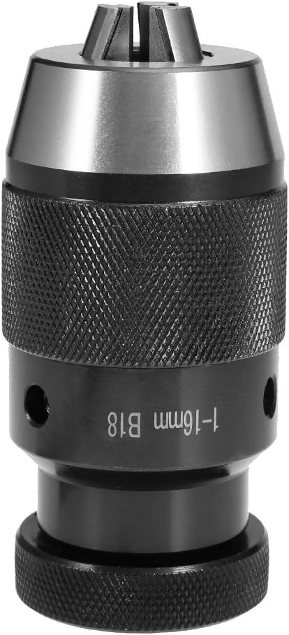 Heavy Duty Vkinman Keyless Drill Chuck with R8 Shank for CNC Drill Presses and Lathes Spindle - Self Tightening 1/32"- 5/8