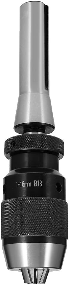 Heavy Duty Vkinman Keyless Drill Chuck with R8 Shank for CNC Drill Presses and Lathes Spindle - Self Tightening 1/32"- 5/8