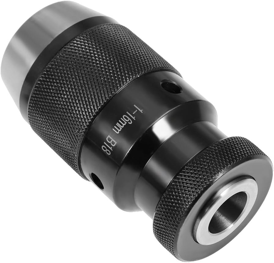 Heavy Duty Vkinman Keyless Drill Chuck with R8 Shank for CNC Drill Presses and Lathes Spindle - Self Tightening 1/32"- 5/8