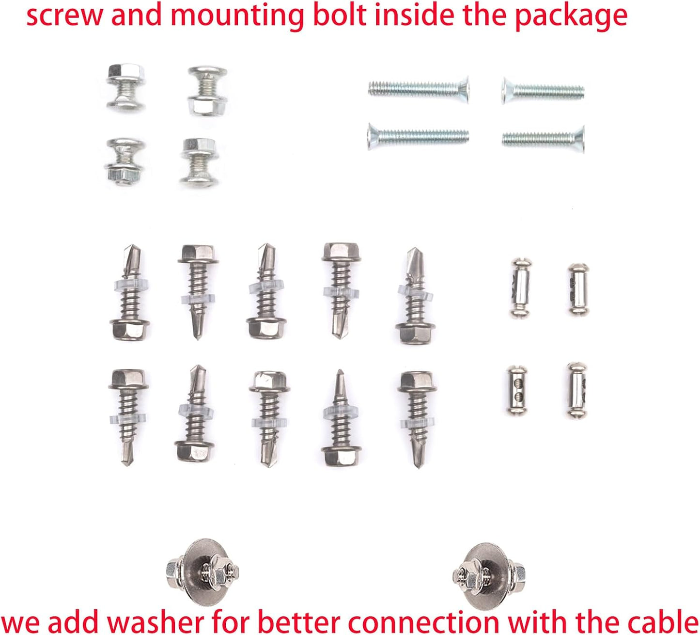 Heavy-Duty Wedelweib Garage Door Lock Kit - Fits 1-3/8" to 2" Thick Doors - Single/Double Doors up to 18ft Wide - Includes All Hardware - Random Keyed