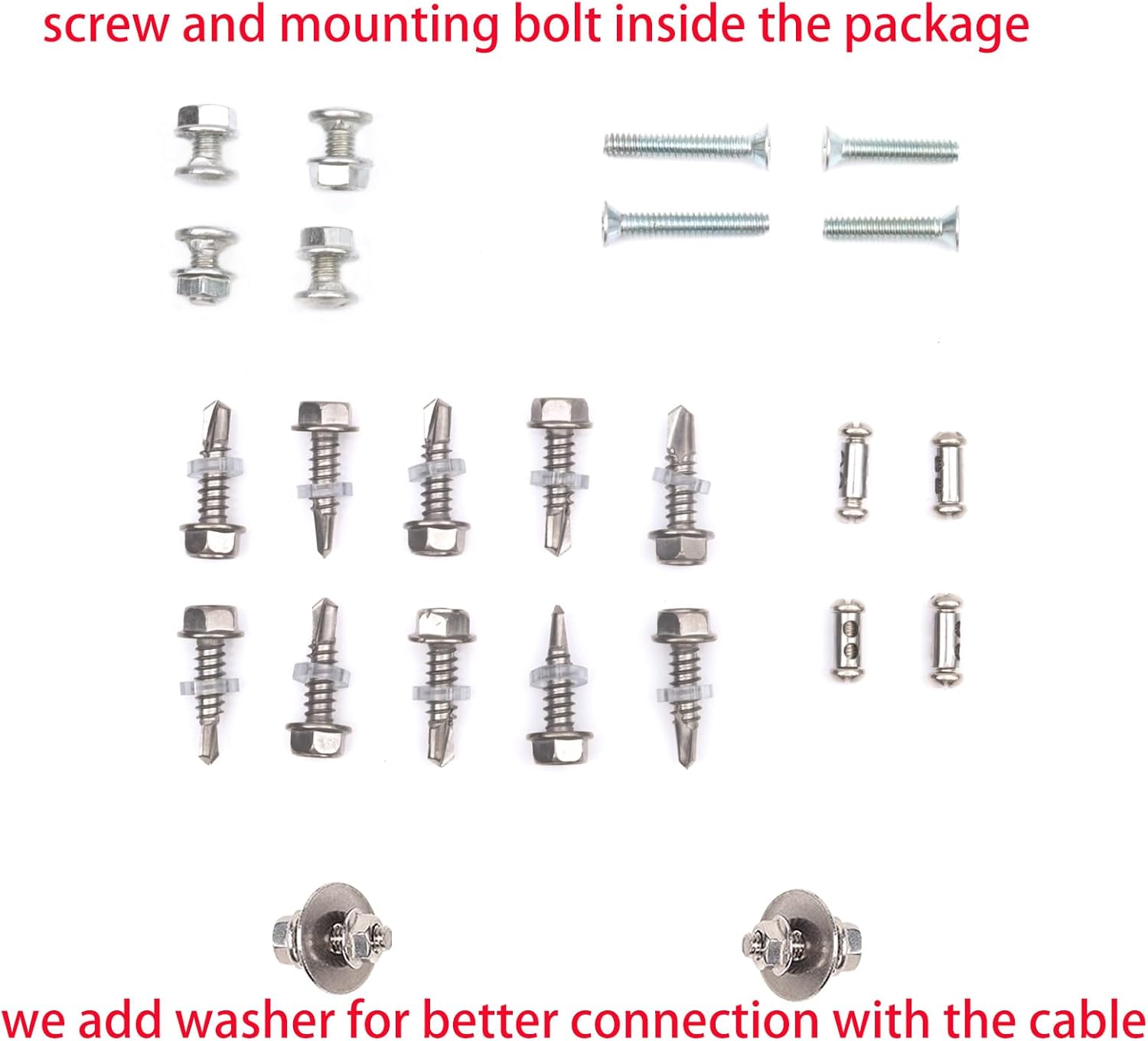 Heavy-Duty Wedelweib Garage Door Lock Kit - Fits 1-3/8" to 2" Thick Doors - Single/Double Doors up to 18ft Wide - Includes All Hardware - Random Keyed