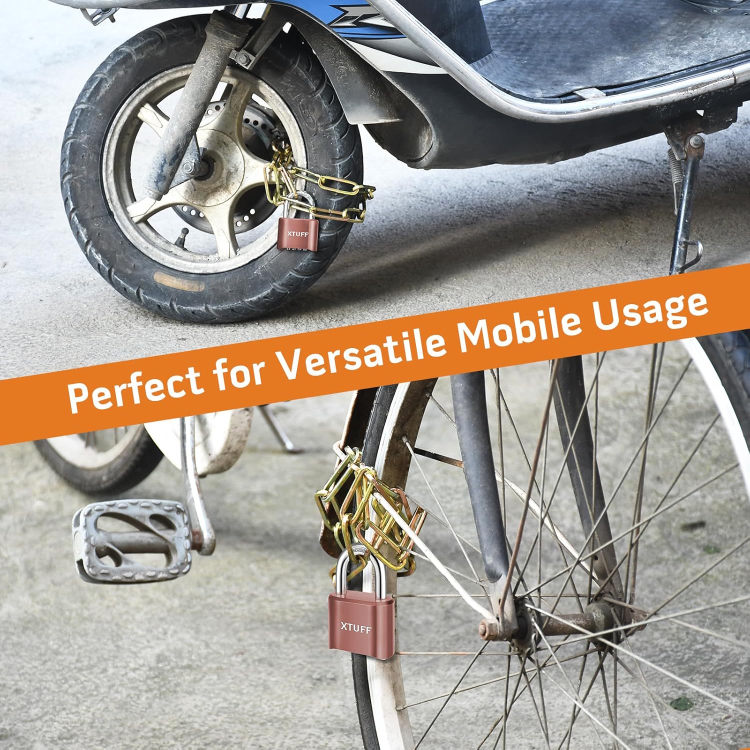 Heavy-Duty XTUFF Combination Padlock with Anti-Corrosion Technology