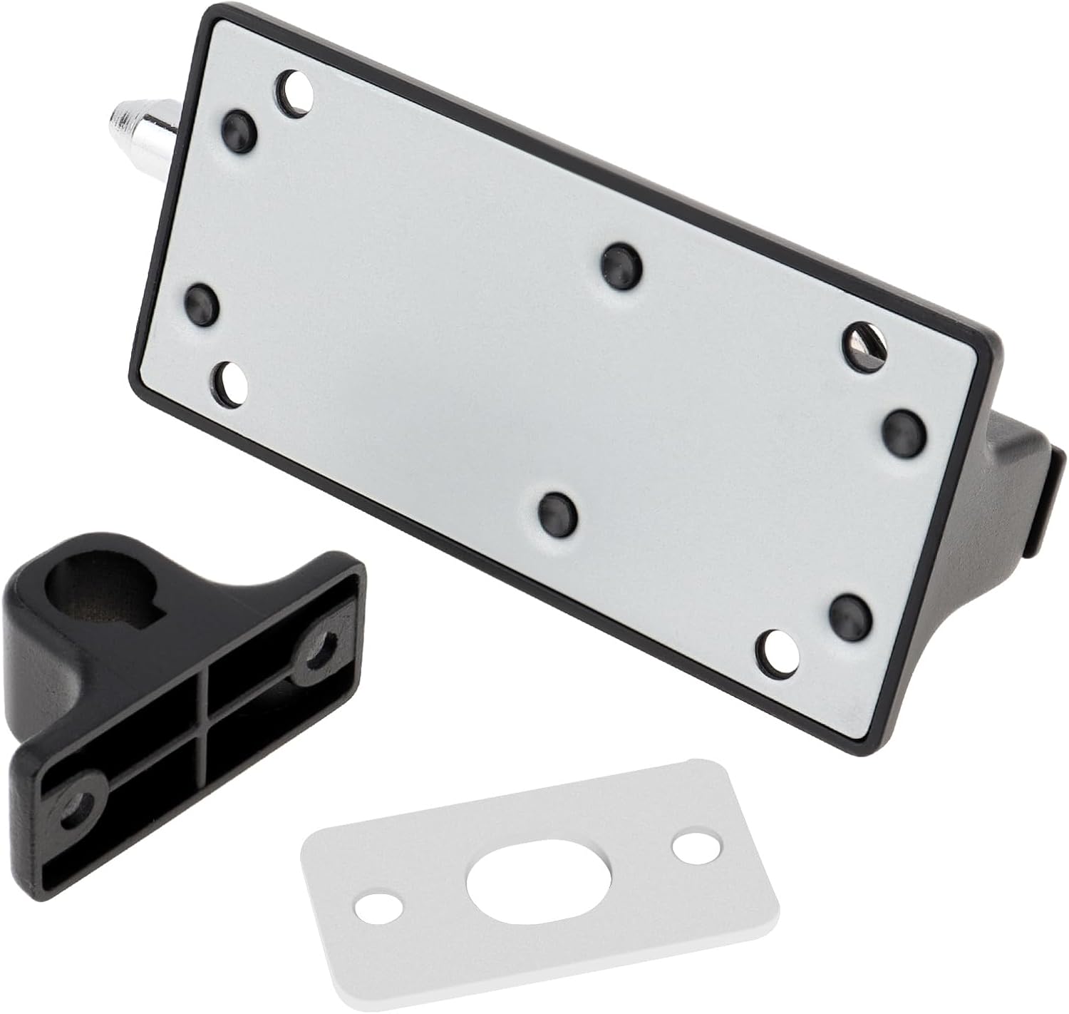 Heavy Duty Zinc Alloy Combination Locking Bolt for Shed Gate Fences - 4 Digit Combination Door Security Slide Latch Lock (Black)