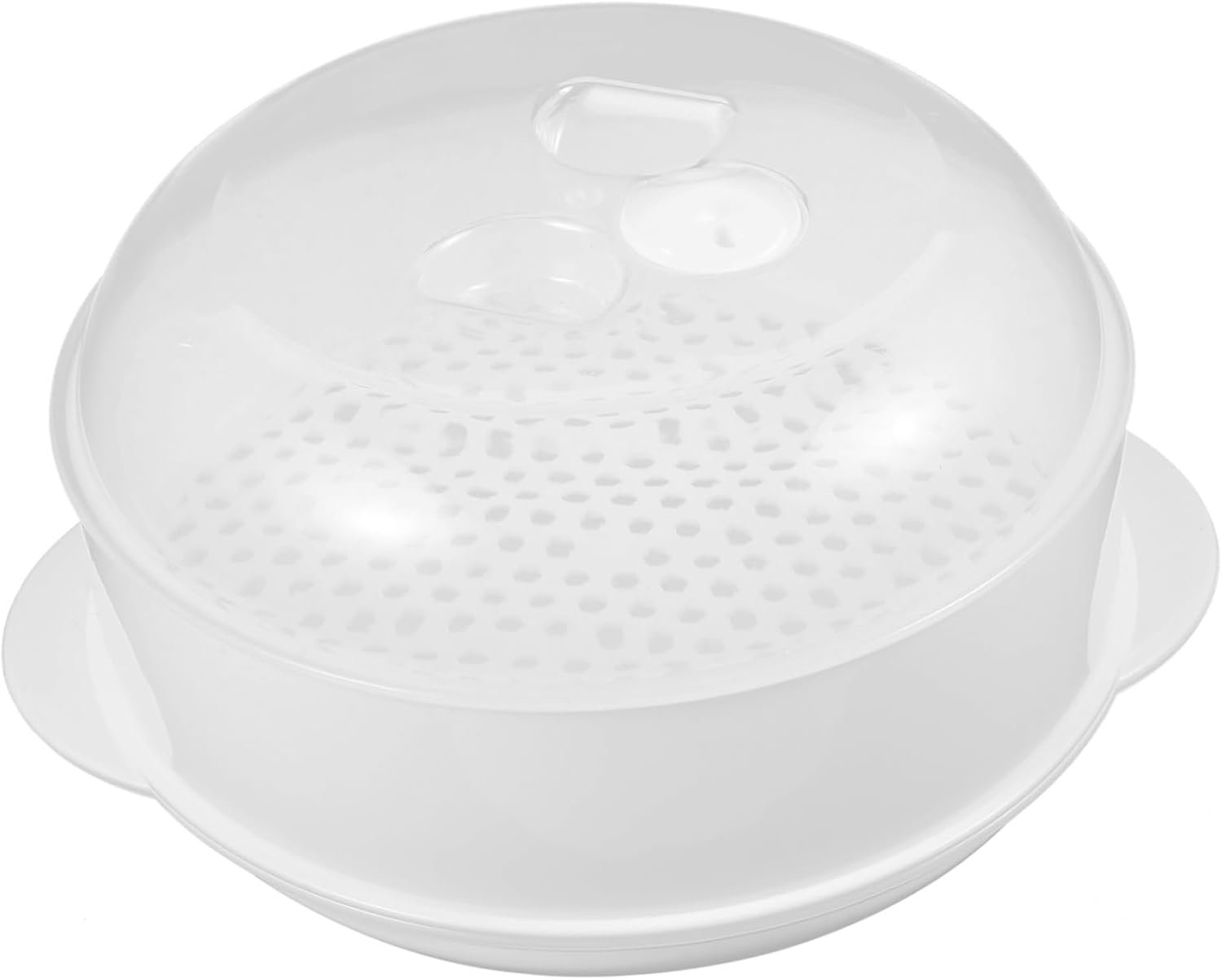 Hemoton Steamer Microwave Cookware with Lid for Pasta and Dumplings - Mini Fridge Containers for Kitchen Supplies