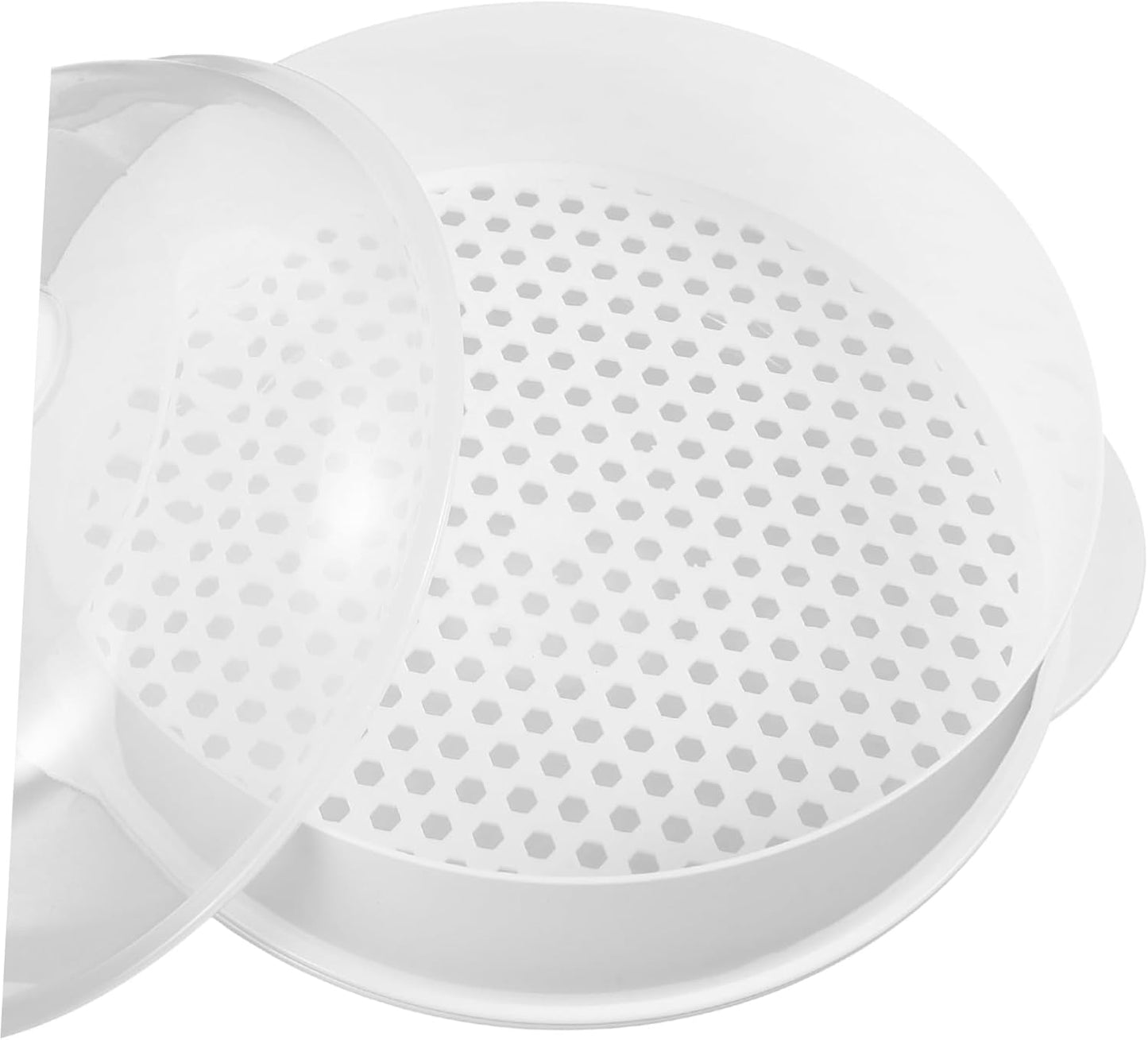 Hemoton Steamer Microwave Cookware with Lid for Pasta and Dumplings - Mini Fridge Containers for Kitchen Supplies