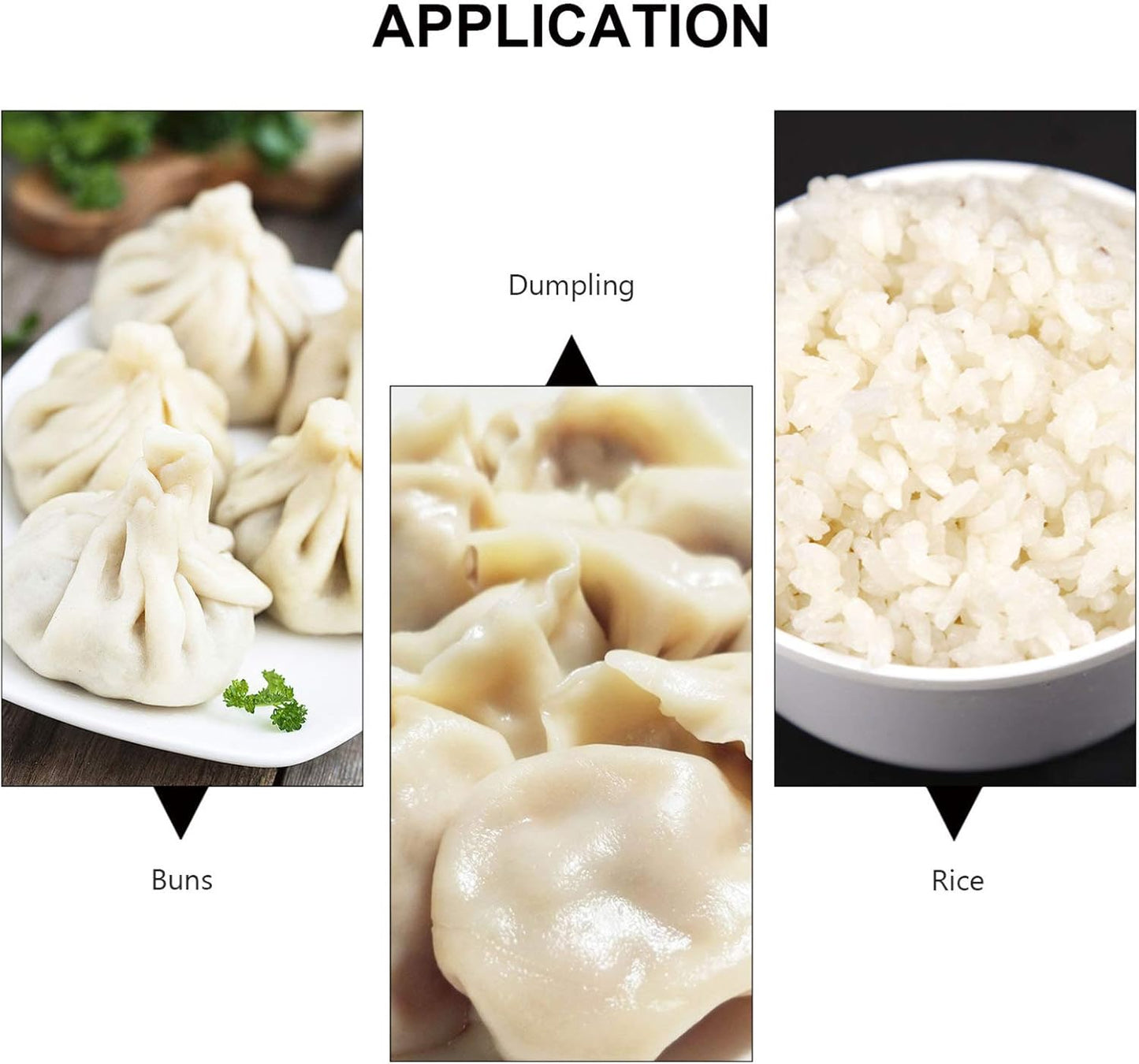 Hemoton Steamer Set with Basket and Lid for Steaming - Kitchen Gadget and Supplies