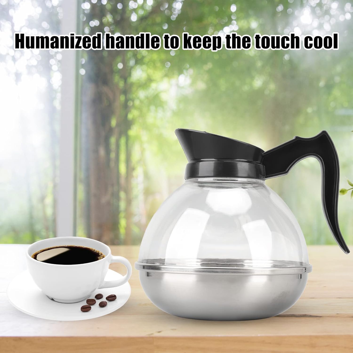 HERCHR 1700ml Teapot and Tea Kettle - Induction Cooker Compatible Loose Leaf Tea Maker & Hot Water Kettle