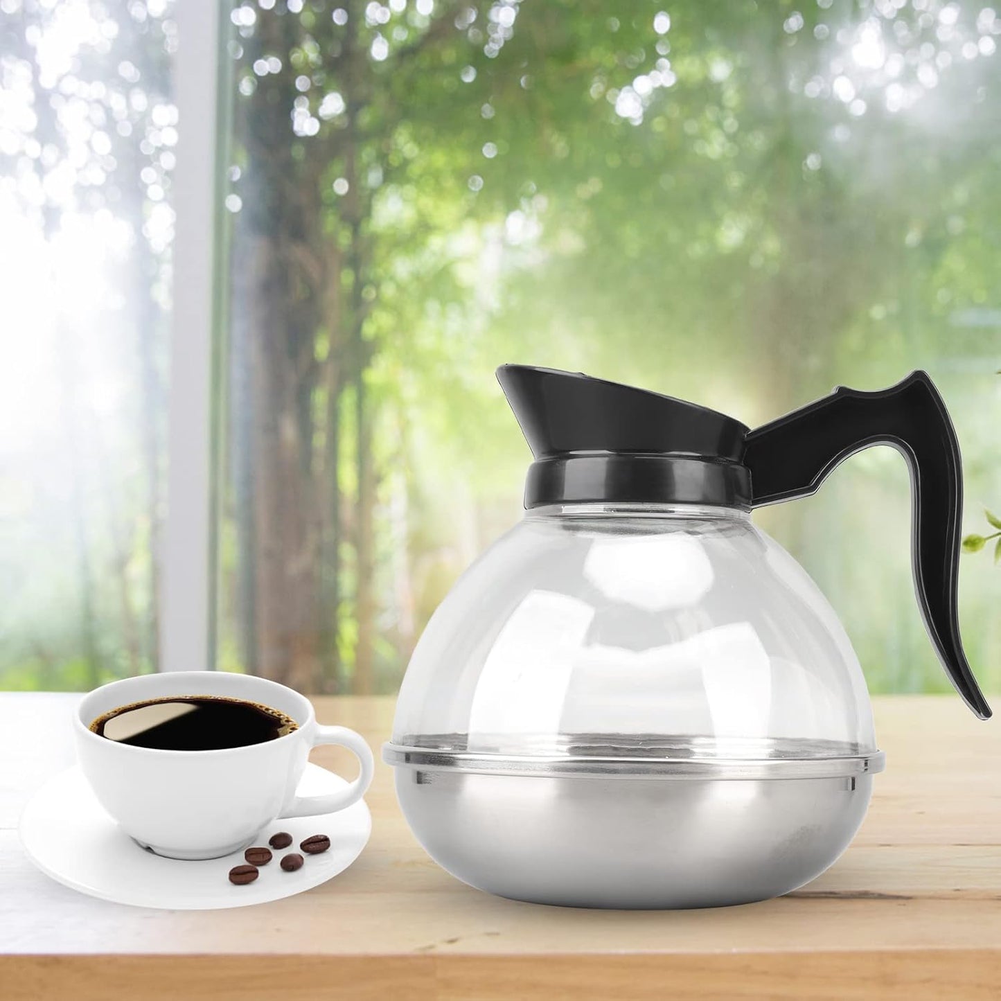HERCHR 1700ml Teapot and Tea Kettle - Induction Cooker Compatible Loose Leaf Tea Maker & Hot Water Kettle