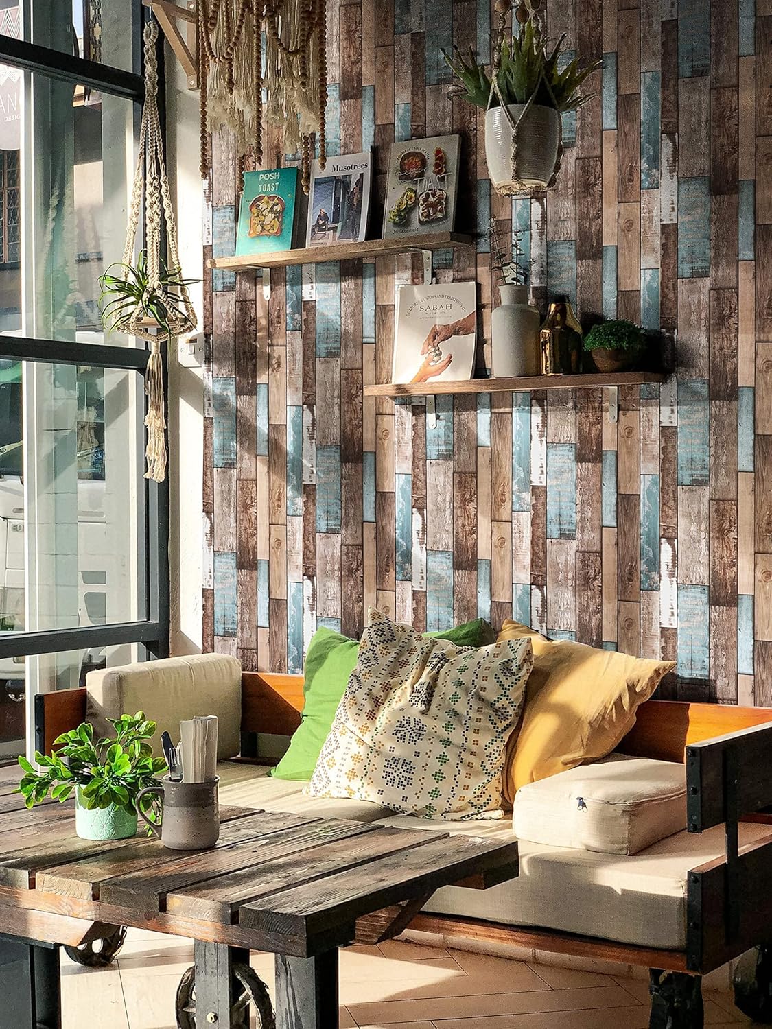 Heroad Brand Wood Panel Effect Contact Paper - Peel and Stick Wallpaper for Walls, Cabinets, Classroom - Removable Wall Covering 17.7"x78.7