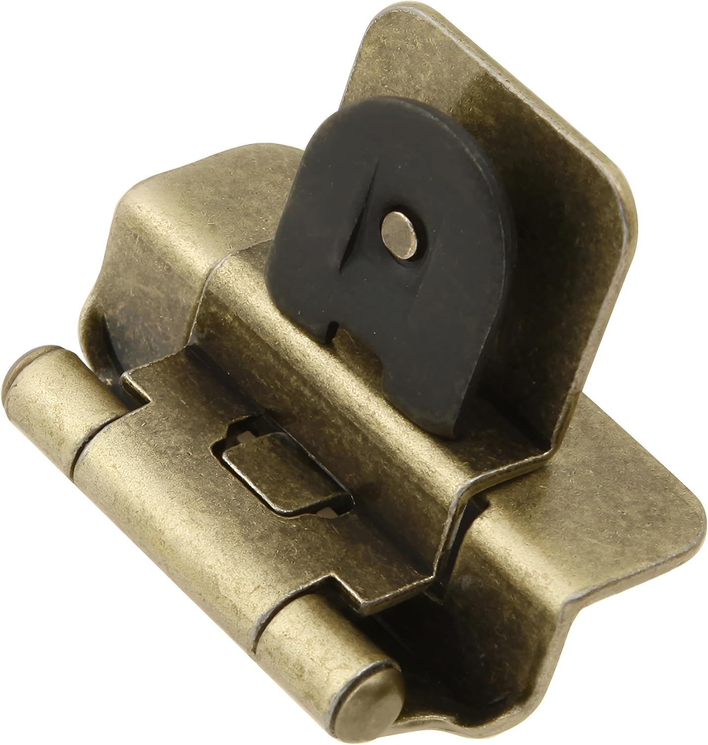 Hickory Hardware P5312-AB Double Demountable Hinge with Self-Closing Feature - Antique Brass Finish, 1 Pair. - WildKart