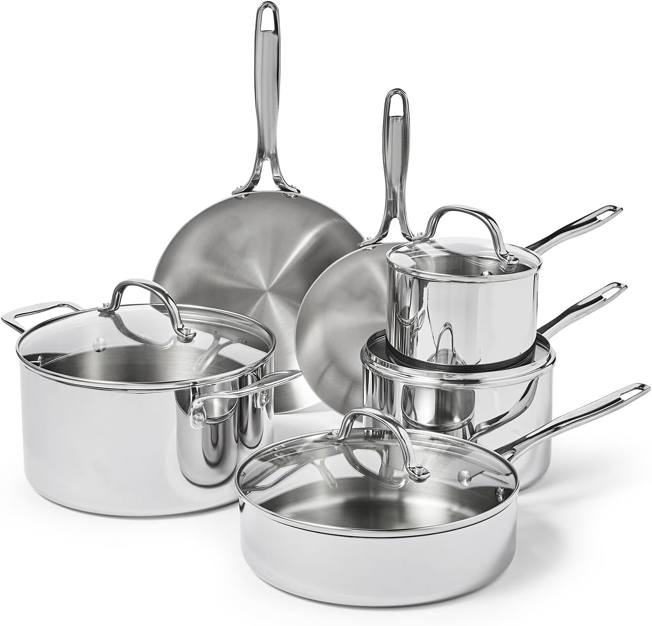 High-Quality Sur La Table 10-Piece Stainless Steel Cookware Set