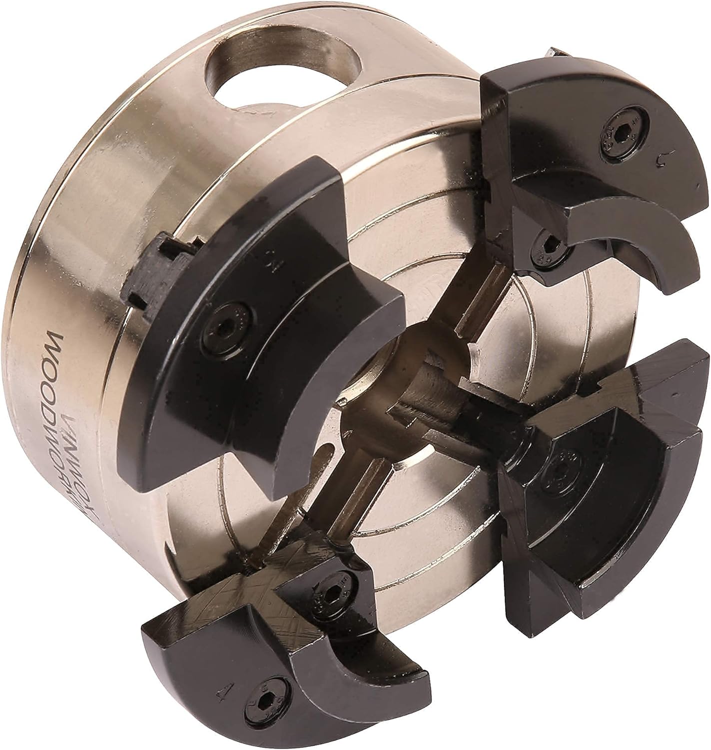 High-Quality VINWOX SCK4-3.75 Wood Lathe Chuck with Thread Adapters - 3-3/4" Gear Chuck for Precision Woodworking
