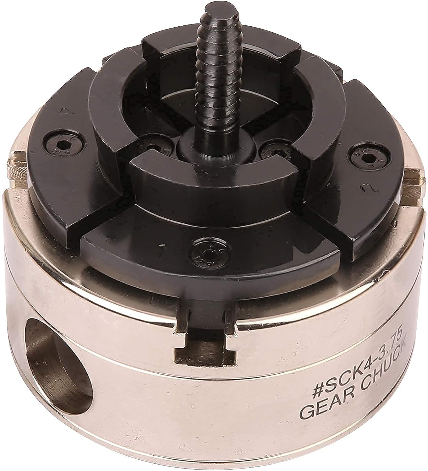 High-Quality VINWOX SCK4-3.75 Wood Lathe Chuck with Thread Adapters - 3-3/4" Gear Chuck for Precision Woodworking