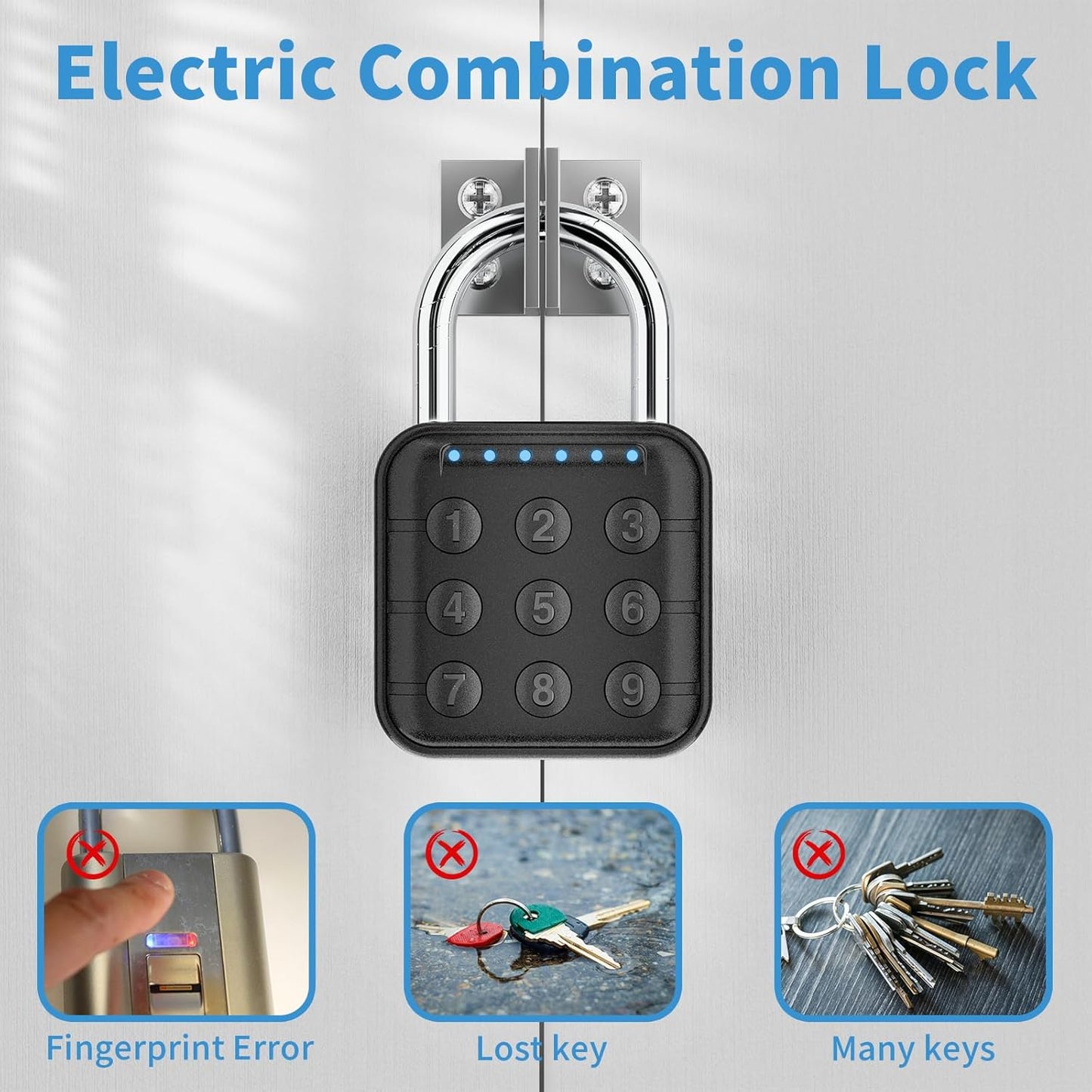 High Security Combination Locker Lock for Gym, School, Travel, and Outdoor Use - Easy to Use Beeih Lock - WildKart