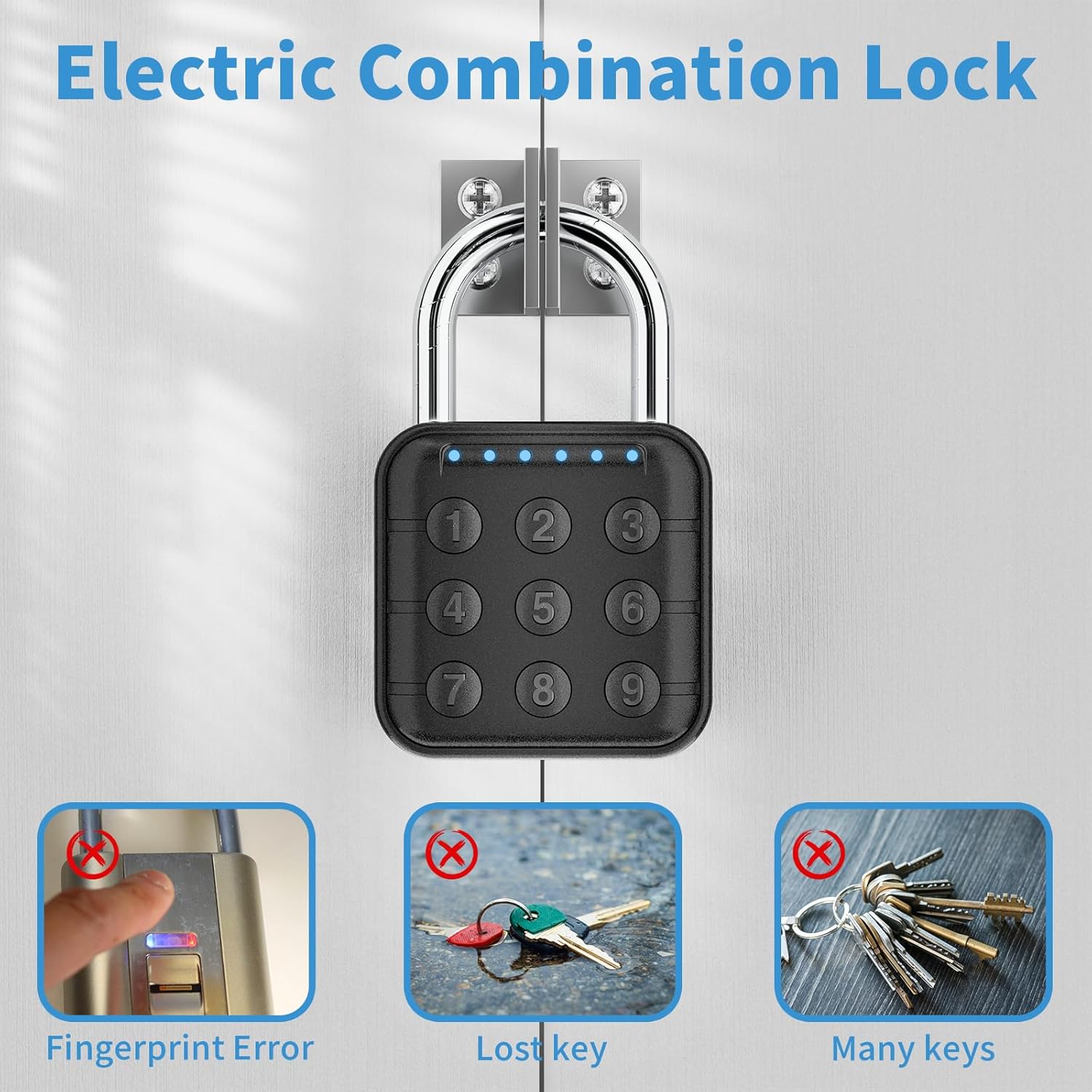 High Security Combination Locker Lock for Gym, School, Travel, and Outdoor Use - Easy to Use Beeih Lock - WildKart