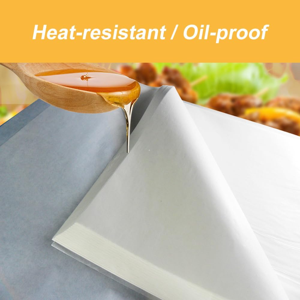 High Temperature Resistant Non-Stick Baking Paper - Waterproof, Oil-Proof, Ideal for Cooking, Barbecue, Steamer, and Air Fryer - 4 * 6