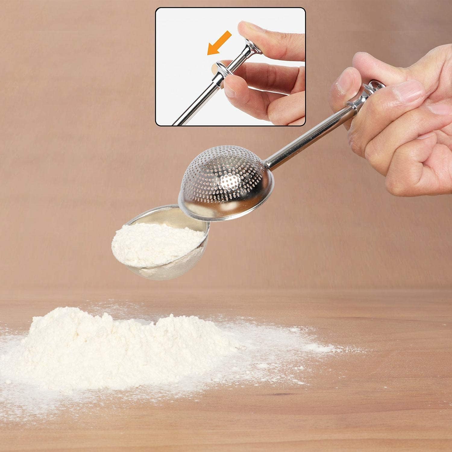 HULISEN Flour Duster and Biscuit Cutter Set for Baking Essentials