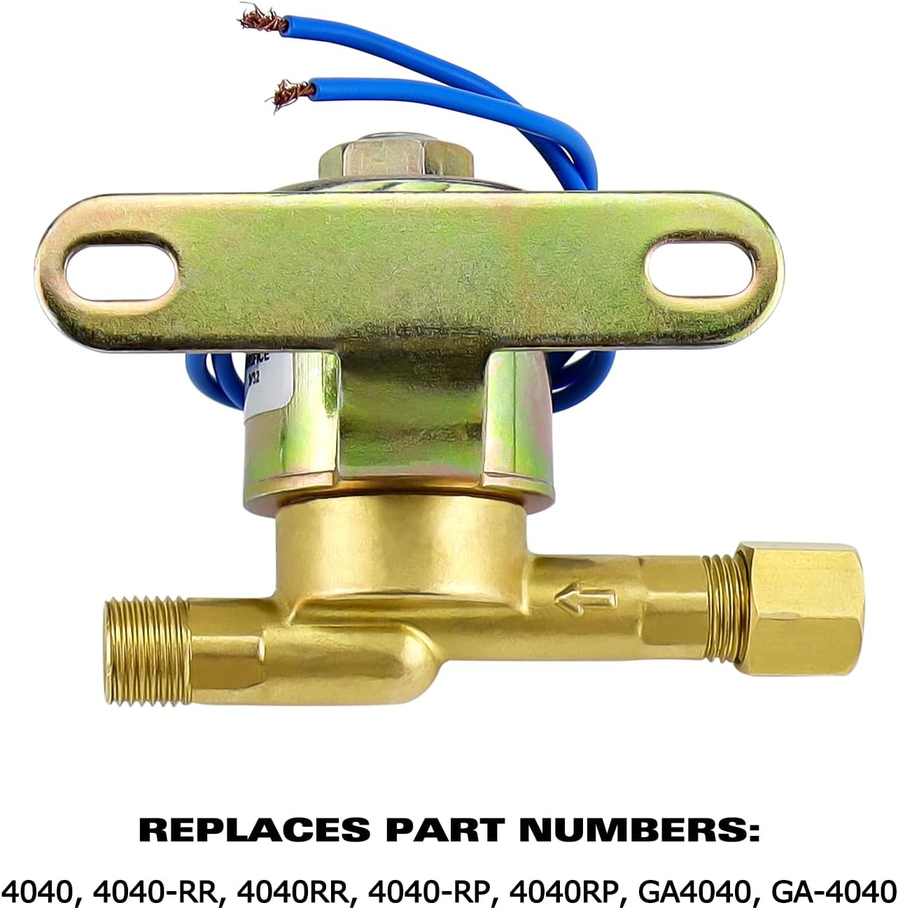 Humidifier Water Solenoid Valve 4040 Replacement for A.prilaire 220, 224, 400, 500, 600, 700 - 24V, 2.3W, 60HZ - Blue - Compatible with Part # B2015-S85, B2017-S85
