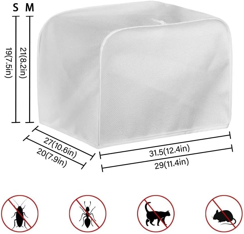 Hummingbird Cherry Blossom 4 Slice Wide Slot Toaster Cover - Durable Bread Maker Dust Cover for Kitchen Appliances