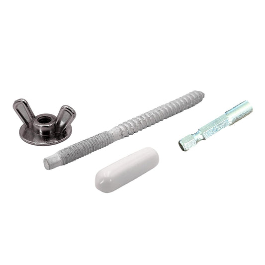 Hurricane Anchor Kit with 25 Sets of 1/4"-20 x 2-1/4" Male Anchors and Driving Tool - WildKart