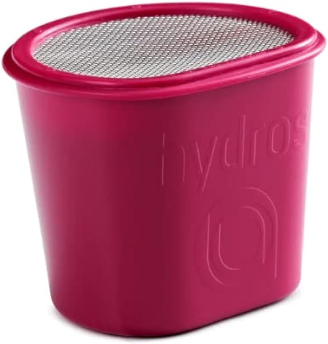 Hydros Fast Flo Tech Water Filter in Rose Red for Pitchers, Carafes, and Bottles - Filters 40 Gallons