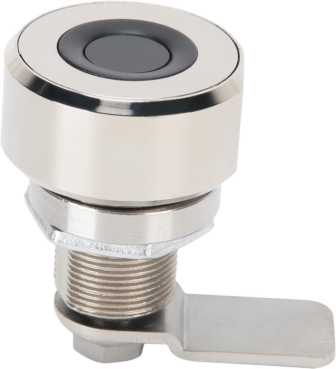 Hyuduo Electronic Fingerprint Lock for Home Office Furniture - Keyless Drawer and Cabinet Door Lock with USB Rechargeable Battery