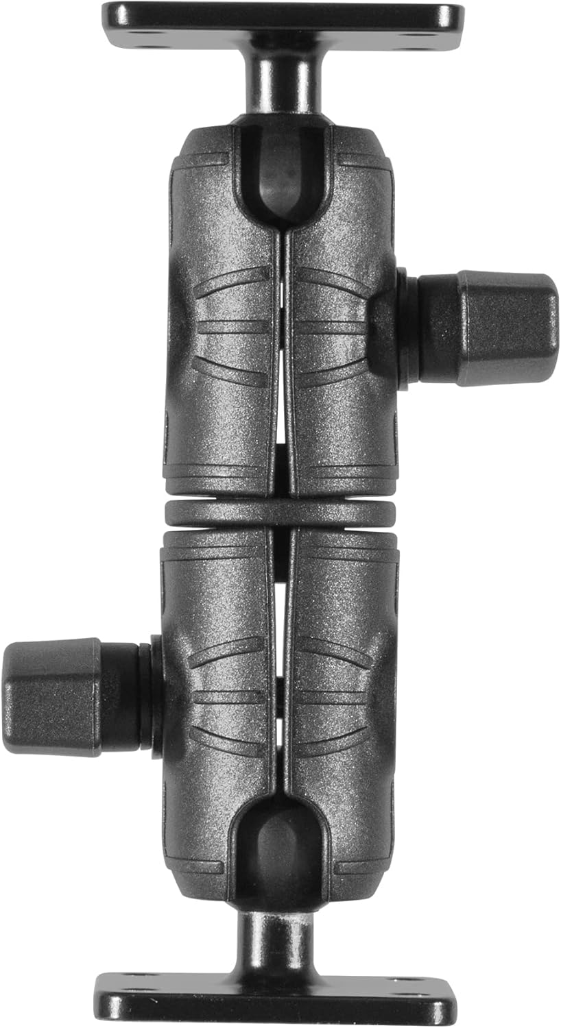 iBOLT 5.7" Composite Dual Ball Mount with 2 Metal AMPs Drill Bases - Compatible with 1" Ball Adapters