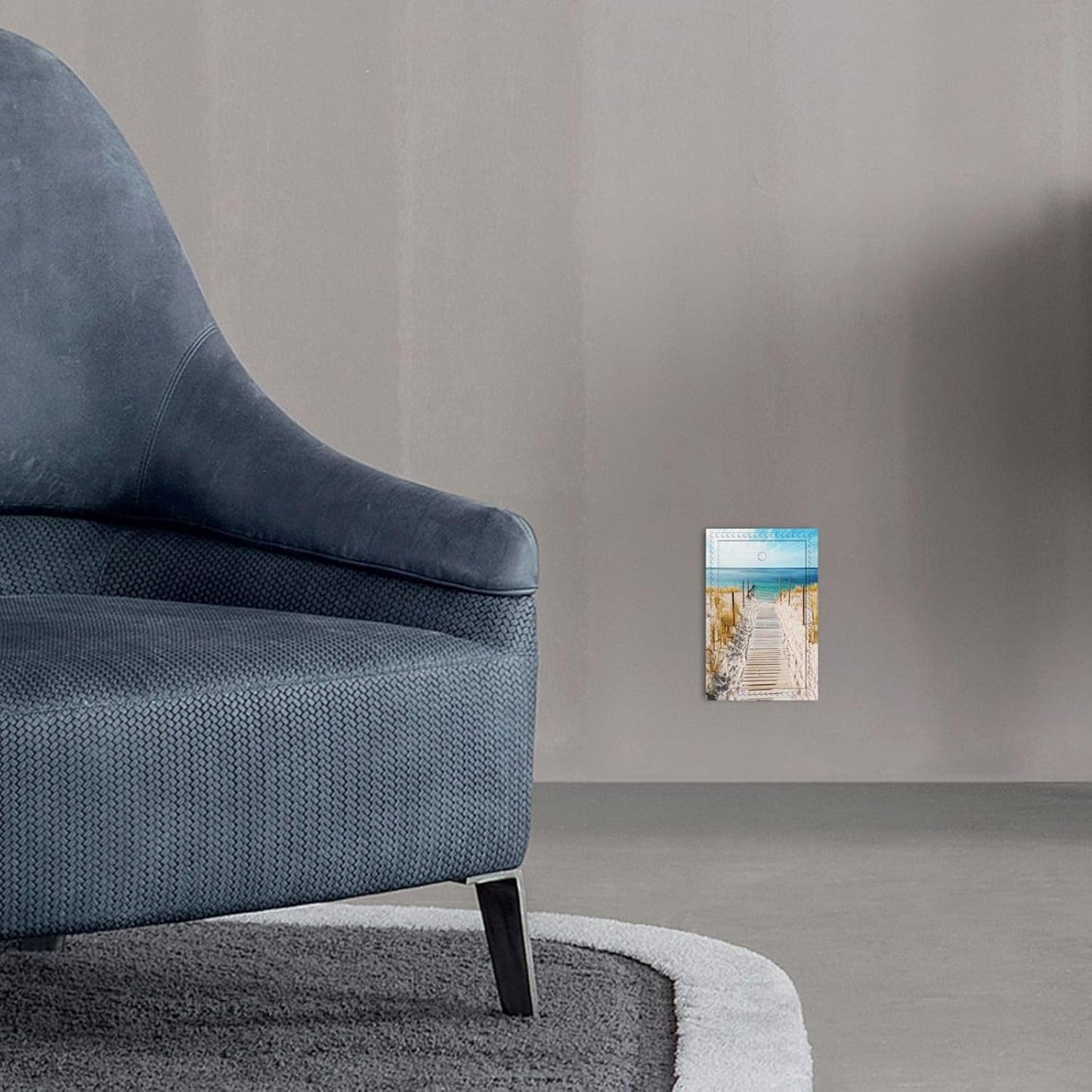 Igneinf Peaceful Beach Blank Light Switch Cover Wall Plate for Home Decor Ocean Theme