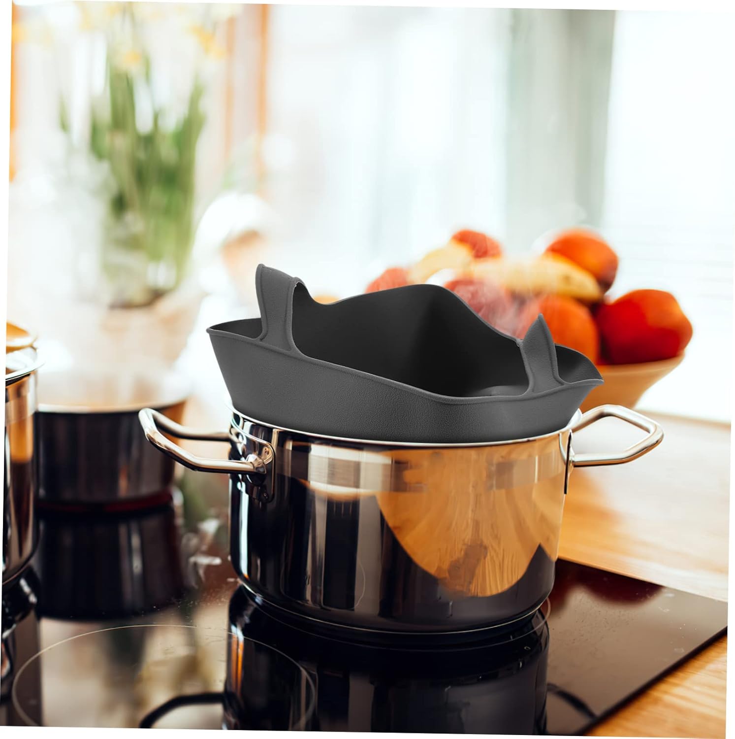 IMIKEYA 8QT Slow Cooker Silicone Insert Liner - Leak Proof, Reusable, Easy to Clean - Odor-Free Silicone Bowl for Effortless Meal Prep