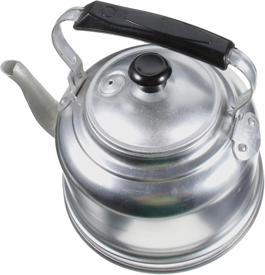 IMIKEYA Aluminum Teapot Tea Kettle with Wide Mouth for Easy Water Filling - 4.0L Capacity